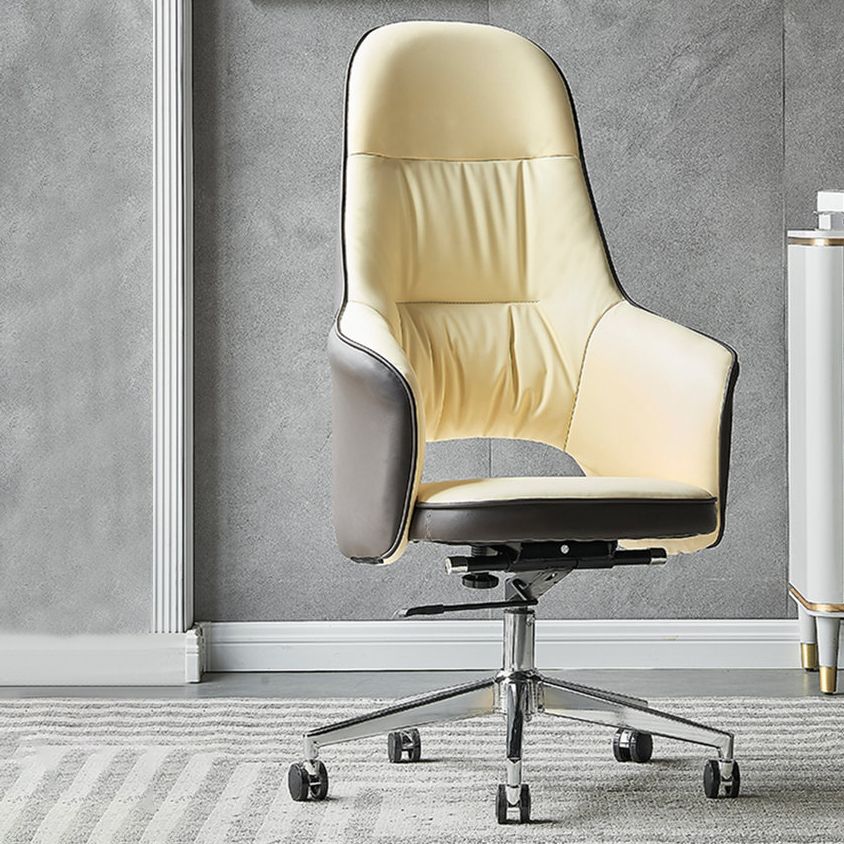 Silla de silla tapizada ergonómica moderna de computadora altura silla de oficina ajustable