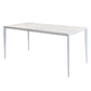 Rectangle Sintered Stone White Dining Table Simplicity 4 Legs Table for Dining Room Clearhalo ' dining_table' 'Dining Tables & Seating' 'Dining Tables' 'Furniture' 'furniture_dining_table' 'Kitchen & Dining Furniture' 'kitchen&dining_furn' 'kitchen' 'kitchen_dining_table' 1200x1200_889b5e27-150b-468e-9baa-0509bb18e735