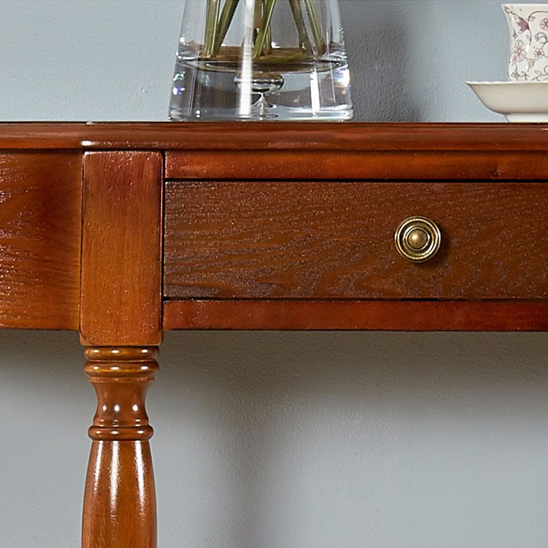 Tavolo console in legno in legno in legno tavolo da accento moderno di metà secolo per Hall
