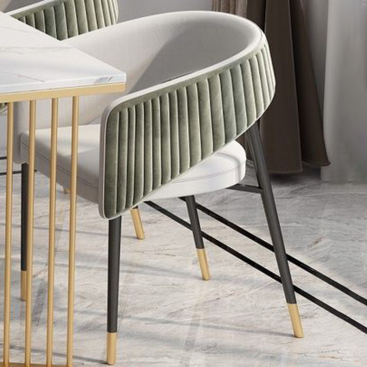 Glam 1/5/7 Pieces Dining Set Rectangle Stone Dining Table for Dining Room Clearhalo 'Dining Room Sets' 'Dining Tables & Seating' 'dining_room_set' 'furn' 'furn_dining_room_set' 'Furniture' 'furniture_dining_room_set' 'Kitchen & Dining Furniture' 1200x1200_889e2b32-91a9-4bfd-8b2e-934cc8c6dbfe