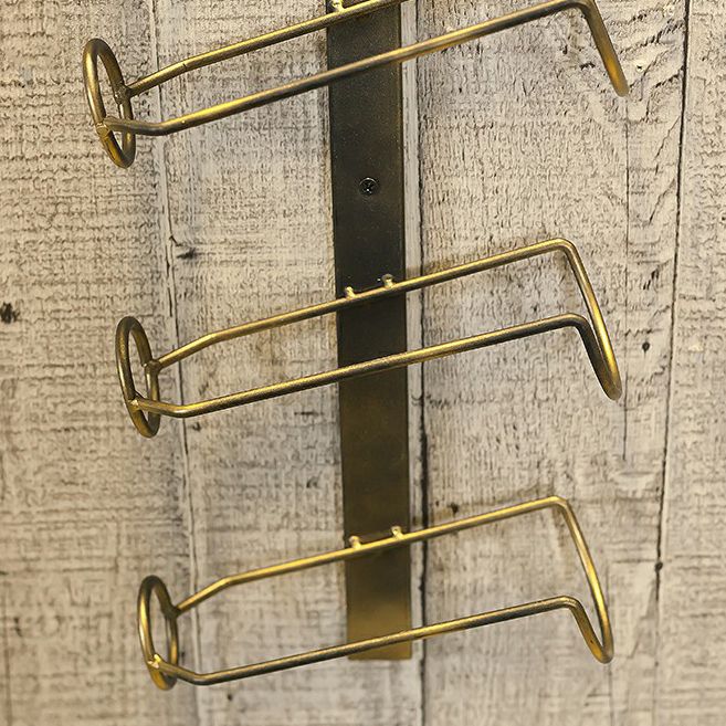 Rack de bouteille à vin mural en métal