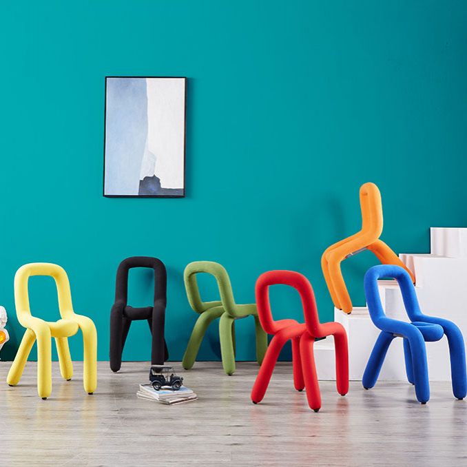 Modern Velvet Dining Room Chair Armless Metal Side Chair for Home Use Clearhalo 'Dining Chairs' 'Dining Tables & Seating' 'dining_chair' 'furn' 'furn_dining_chair' 'Furniture' 'Kitchen & Dining Furniture' 1200x1200_88a323b9-77c7-4e6d-b43b-a1286f72321b