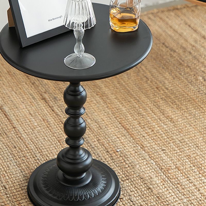 16.5 "W x 16.5" D x 20,5 "H Sofa Zijkant Accent Table metalen voetstuk Eindtafel