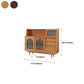 Solid Wood Modern Style Sideboard Door and Chair Sideboard for Kitchen Clearhalo 'buffet_sideboard' 'Buffets & Sideboards' 'furn' 'furn_buffet_sideboard' 'Furniture' 'Kitchen & Dining Furniture' 1200x1200_88abee6d-0213-46c0-b46b-d28851dffd67