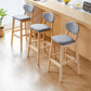 Modern Armless Backrest Counter Stool Wood Bar Stool with Cushion for Kitchen Clearhalo 'Bar Furniture' 'Bar Stools' 'bar_stools' 'furn' 'furn_bar_stools' 'furniture_bar_stools' 'Kitchen & Dining Furniture' 'kitchen&dining_furn' 'kitchen' 'kitchen_furn' Furniture' 1200x1200_88b0095f-2df1-47d4-a0bd-256c9e1a3402