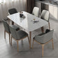 Contemporary Sintered Stone Dining Table Rectangle Shape Dining Table with 4 Legs Table Clearhalo ' dining_table' 'Dining Tables & Seating' 'Dining Tables' 'furn' 'furn_dining_table' 'Furniture' 'furniture_dining_table' 'Kitchen & Dining Furniture' 'kitchen&dining_furn' 'kitchen' 'kitchen_dining_table' 1200x1200_88b08ce9-9825-44b1-b0b1-802472ef056a