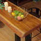 Wood Top Bar Table Rectangle Dining Table with Metal Base for Kitchen Clearhalo 'Bar Furniture' 'Bar Tables' 'bar_tables' 'furn' 'furn_bar_tables' 'Furniture' 'Kitchen & Dining Furniture' 1200x1200_88b2ed6d-83cb-4a89-8366-7296f4de9143