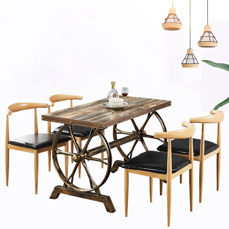 Contemporary Home Side Chair Open Back Metal Dining Room Chair Upholstered Clearhalo ' kitchen&dining_furn' 'Dining Chairs' 'Dining Tables & Seating' 'dining_chair' 'furn' 'furn_dining_chair' 'Furniture' 'furniture_dining_chair' 'Kitchen & Dining Furniture' 'kitchen' 1200x1200_88ba0f69-9c26-43be-b461-7b6dafece5df