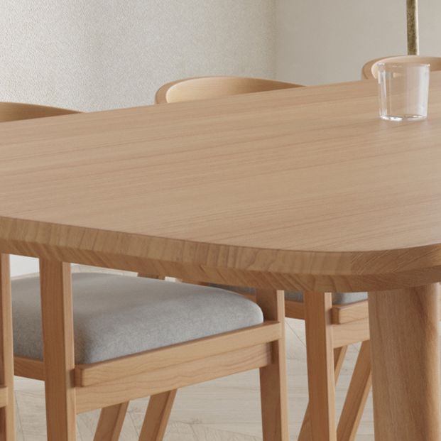 Contemporary Solid Wood Executive Desk Curved Natural Office Desk Clearhalo 'furn' 'furn_office_desk' 'Furniture' 'Office Desks' 'Office Furniture' 'office_desk' 1200x1200_88bdcb69-a52c-4951-aa45-213f3856b384