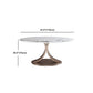 Glam Sintered Stone Dining Table Round Dinner Room Table for Dining Room Clearhalo 'Dining Tables & Seating' 'Dining Tables' 'dining_table' 'furn' 'furn_dining_table' 'Furniture' 'furniture_dining_table' 'Kitchen & Dining Furniture' 'kitchen' 'kitchen_dining_table' 1200x1200_88bf2eff-03cc-4b44-aa64-95343cd0c769