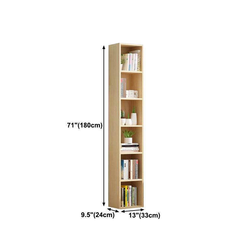 Scandinavian Pine Standard Bookshelf Vertical Closed Back Bookshelf for Living Room Clearhalo 'Bookcases' 'furn' 'furn_bookcases' 'Furniture' 'furniture_bookcases' 'kitchen' 'kitchen_bookcases' 'Living Room Furniture' 'Office Furniture' 1200x1200_88bf7ce9-f43b-41a6-9413-5e5b198ce21c