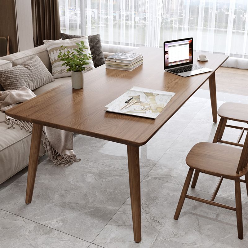 Contemporary Rectangular Writing Desk Solid Wood Office Desk Clearhalo 'furn' 'furn_office_desk' 'Furniture' 'Office Desks' 'Office Furniture' 'office_desk' 1200x1200_88c1305e-a5f6-4d6f-97a1-99b50da4c368