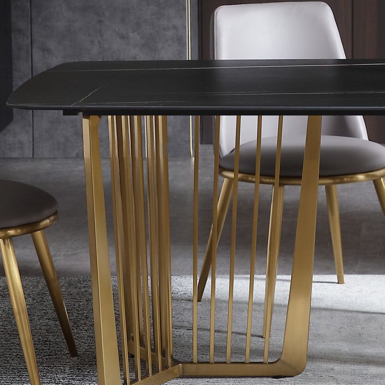 1/4/5/7 Pieces Modern Furniture Black Rectangle Stone Top Dining Room Set Clearhalo 'Dining Room Sets' 'Dining Tables & Seating' 'dining_room_set' 'furn' 'furn_dining_room_set' 'Furniture' 'furniture_dining_room_set' 'Kitchen & Dining Furniture' 'kitchen&dining_furn' 'kitchen' 1200x1200_88c1eb81-0b36-4998-81ec-ab0a163049ab