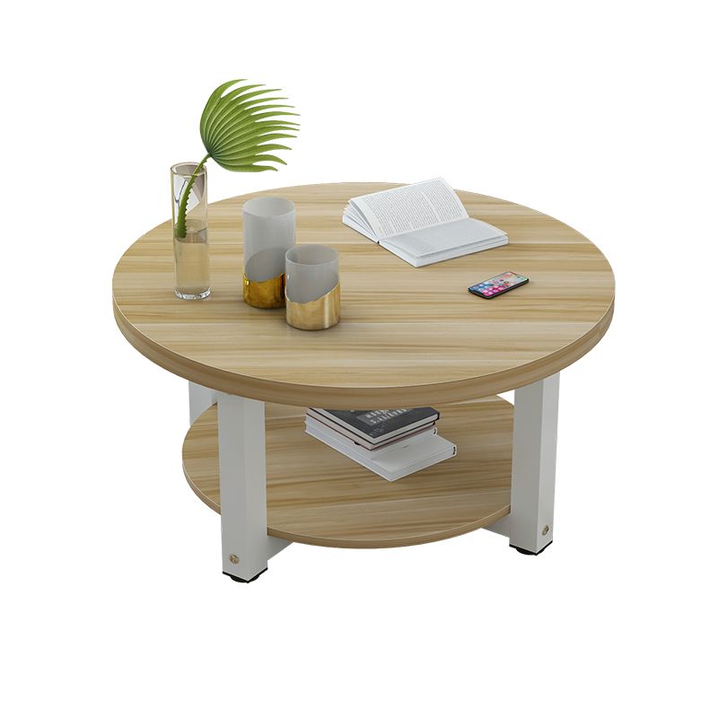 Wood Single Coffee Table No Distressing Coffee Table with Shelf Clearhalo 'Coffee & Accent Tables' 'Coffee Tables' 'coffee_tables' 'furn' 'furn_coffee_tables' 'Furniture' 'Living Room Furniture' 1200x1200_88c339b2-d48d-4092-a049-69198f064377