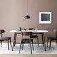 Solid Wood Mid-Century Modern Table Rectangle Sintered Stone Top Table with Trestle Clearhalo ' dining_table' 'Dining Tables & Seating' 'Dining Tables' 'furn' 'furn_dining_table' 'Furniture' 'furniture_dining_table' 'Kitchen & Dining Furniture' 'kitchen&dining_furn' 'kitchen' 'kitchen_dining_table' 1200x1200_88c3a41e-aa89-43a2-a70c-b33c75ef6317