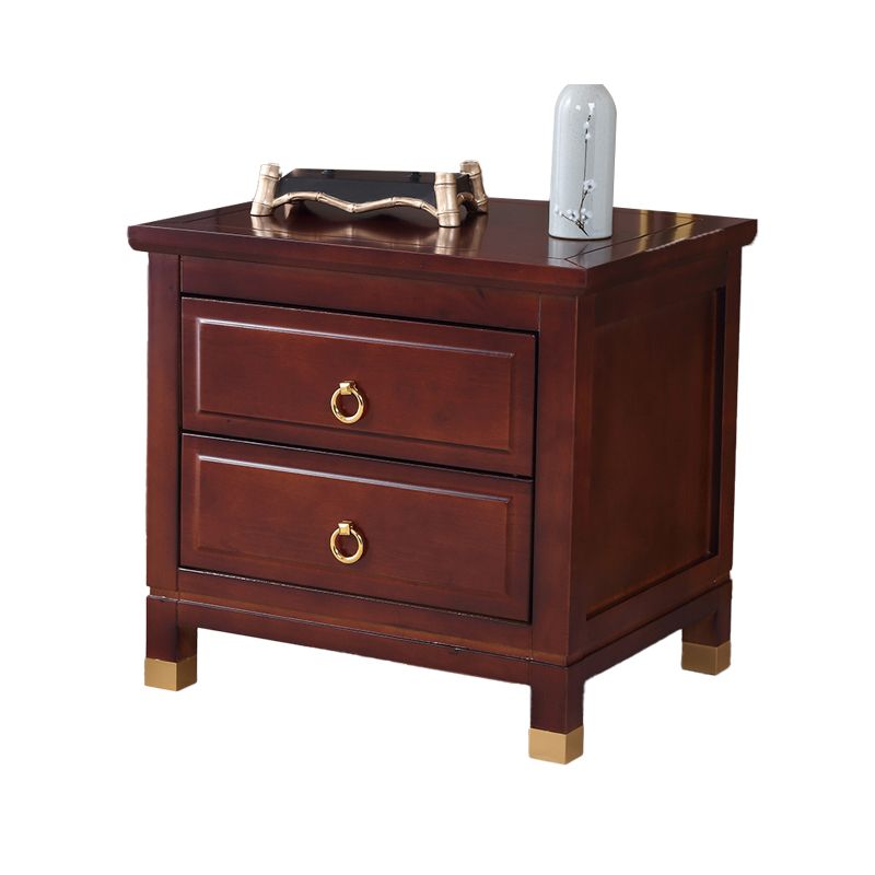 Traditional Accent Table Nightstand Antique Finish Drawer Storage Bed Nightstand Clearhalo 'Bedroom Furniture' 'furn' 'furn_night_stand' 'Furniture' 'night_stand' 'Nightstands' 1200x1200_88c47e79-c404-4adb-aaae-e375eb535a69