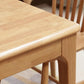 Contemporary Rectangle Dining Table Rubberwood Solid Wood Table with 4 Legs Clearhalo ' dining_table' 'Dining Tables & Seating' 'Dining Tables' 'furn' 'furn_dining_table' 'Furniture' 'furniture_dining_table' 'Kitchen & Dining Furniture' 'kitchen&dining_furn' 'kitchen' 'kitchen_dining_table' 1200x1200_88c52dfc-dc18-41c1-a042-ec27c1c660db