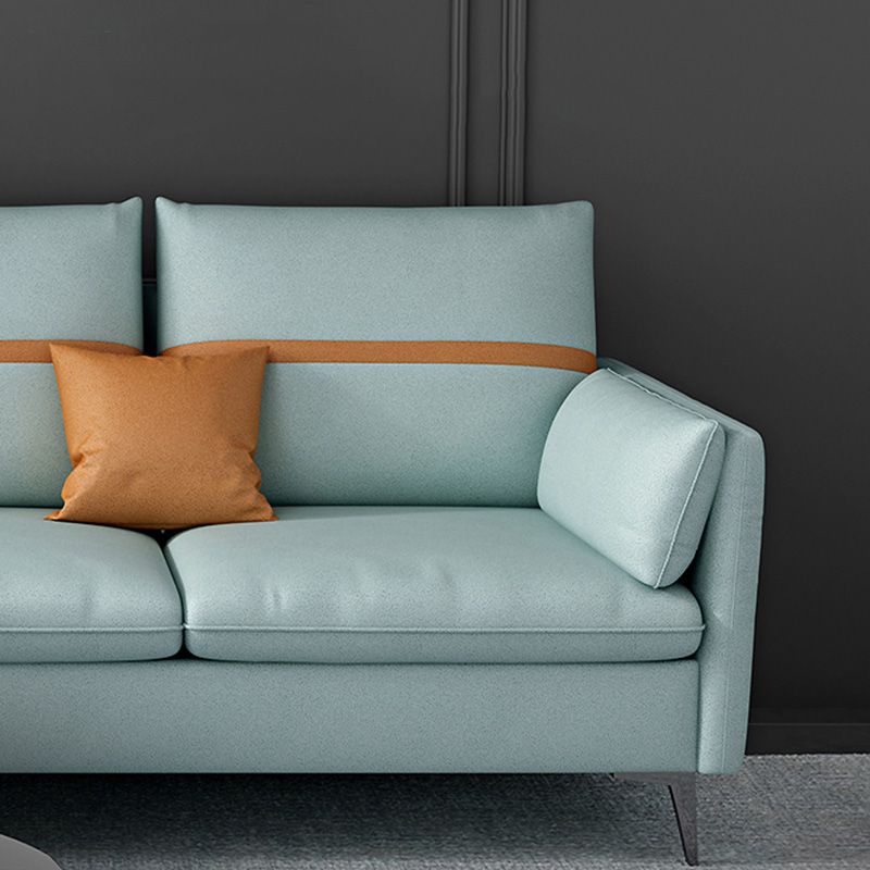 Mid secolo moderno sedute cuscino in cuscino con cuscini in verde