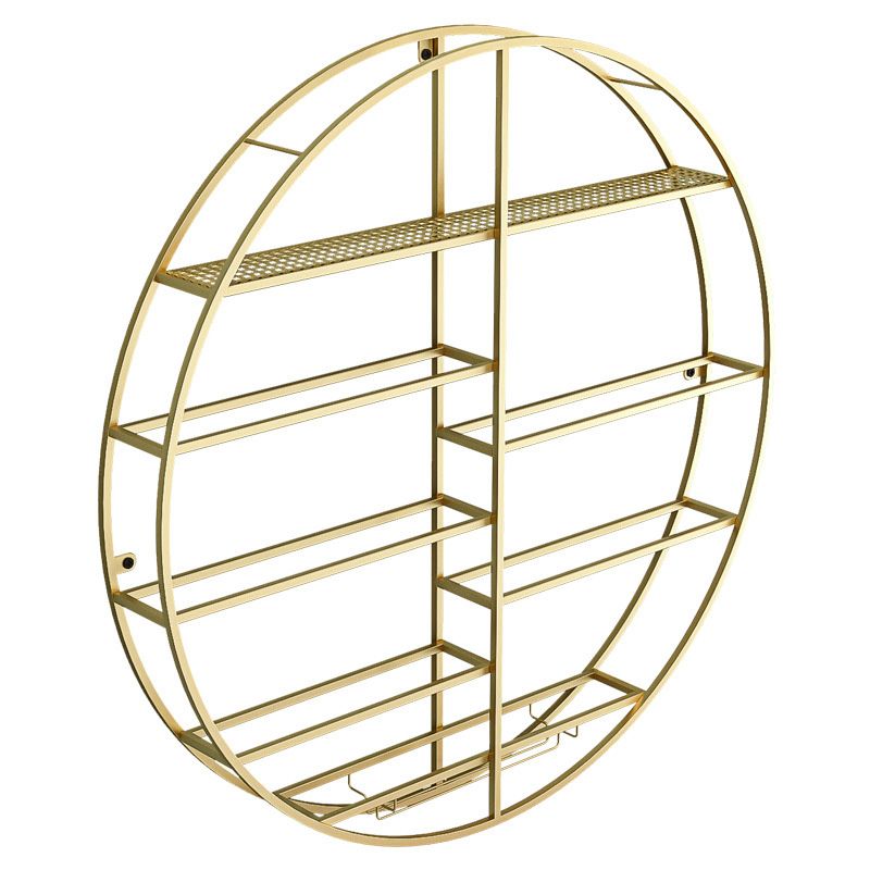 Portabottiglie a parete in metallo 4,3 "W Porta del gambo del vino 10-bottiglia