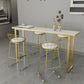 Stone Rectangle Bar Table Traditional Luxury Bar Table with Sled Base Clearhalo 'Bar Furniture' 'Bar Tables' 'bar_tables' 'furn' 'furn_bar_tables' 'Furniture' 'furniture_bar_tables' 'Kitchen & Dining Furniture' 1200x1200_88c920be-6397-43b3-bf72-66c160479c40