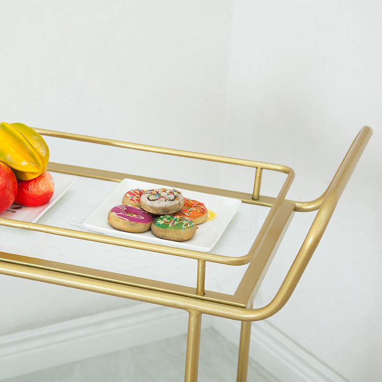 Contemporary 33.86"H Rolling Prep Table Rectangular Metal Prep Table for Home Use Clearhalo 'furn' 'furn_kitchen_islands_carts' 'Furniture' 'Kitchen & Dining Furniture' 'Kitchen Islands & Carts' 'kitchen_islands_carts' 1200x1200_88c98a71-061f-4625-96ff-133cfd739c23