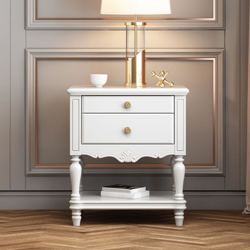 Table de nuit en bois massif de 24,41 "Table