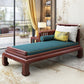 Chaise Tradicional con Brazos y Almohada Brazos Redondos para Salón