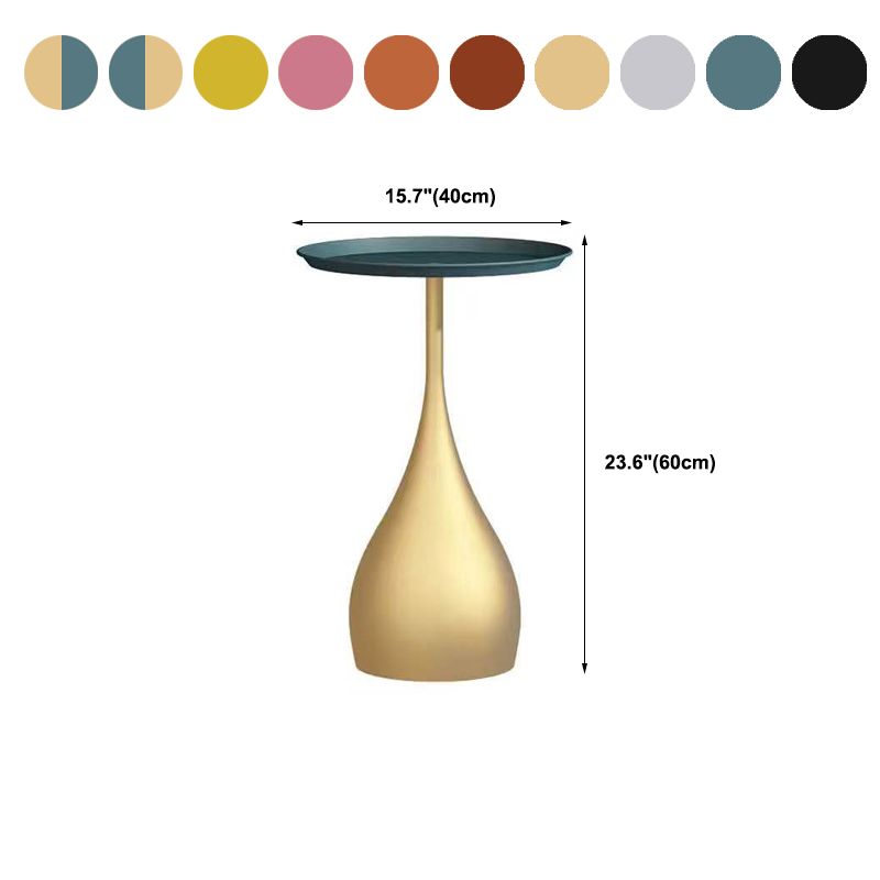 23.6 inch Tall Metal Side Table Minimalist Pedestal End Table Clearhalo 'Coffee & Accent Tables' 'End & Side Tables' 'end_side_tables' 'furn' 'furn_end_side_tables' 'Furniture' 'Living Room Furniture' 1200x1200_88cf4639-c23d-49a3-9dd7-948dfe32cbf3