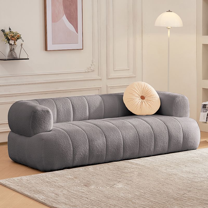 Sofa en laine de bras encastré Scandinave 23,6 "High Sofa avec oreillers