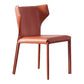 Contemporary Leather Dining Chair Wingback Side Chair in Matte Finish Clearhalo 'Dining Chairs' 'Dining Tables & Seating' 'dining_chair' 'furn' 'furn_dining_chair' 'Furniture' 'Kitchen & Dining Furniture' 1200x1200_88d046fe-8f74-4d1c-9372-367aeea7e8ad