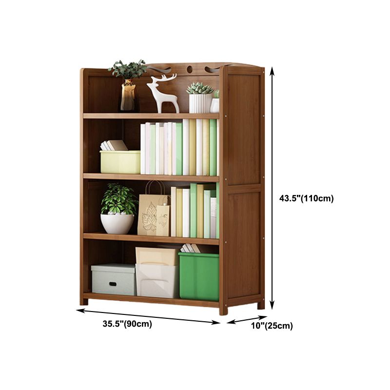 9.9" W Modern Bookcase Matte Finish Closed Back Bookshelf for Study Room Clearhalo 'Bookcases' 'furn' 'furn_bookcases' 'Furniture' 'Office Furniture' 1200x1200_88d09b34-cb33-4166-a1d8-e74da57bda2b