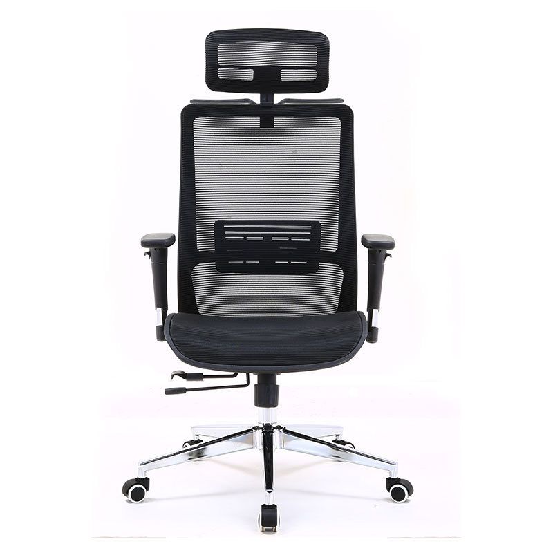 Modern Desk Chair Mesh Computer Chair Conference Chair in Black Clearhalo 'furn' 'furn_office_chair' 'Furniture' 'Office Chairs' 'Office Furniture' 'office_chair' 1200x1200_88d28344-7f07-4592-ba07-b5caa2d364e3