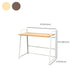 Folding Dormitory Writing Desk Contemporary Rectangular Office Desk Clearhalo 'furn' 'furn_office_desk' 'Furniture' 'Office Desks' 'Office Furniture' 'office_desk' 1200x1200_88d3307b-1921-4a99-a4f5-96155444eebc