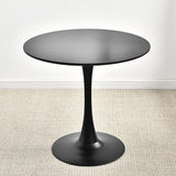29.13" Tall Contemporary Style Coffee Cocktail Table Pedestal Round Coffee Table
