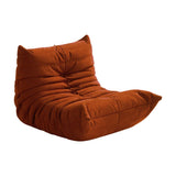 Silla de acento de color sólido sin brazo con asiento de tela para niños