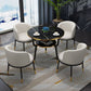 Contemporary MDF Standard Dining Table Round Shape Kitchen Dining Table with 3 Legs Base Clearhalo ' dining_table' 'Dining Tables & Seating' 'Dining Tables' 'furn' 'furn_dining_table' 'Furniture' 'furniture_dining_table' 'Kitchen & Dining Furniture' 'kitchen&dining_furn' 'kitchen' 'kitchen_dining_table' 1200x1200_88d9add2-00a5-4fc2-a519-2bc218ec9caa
