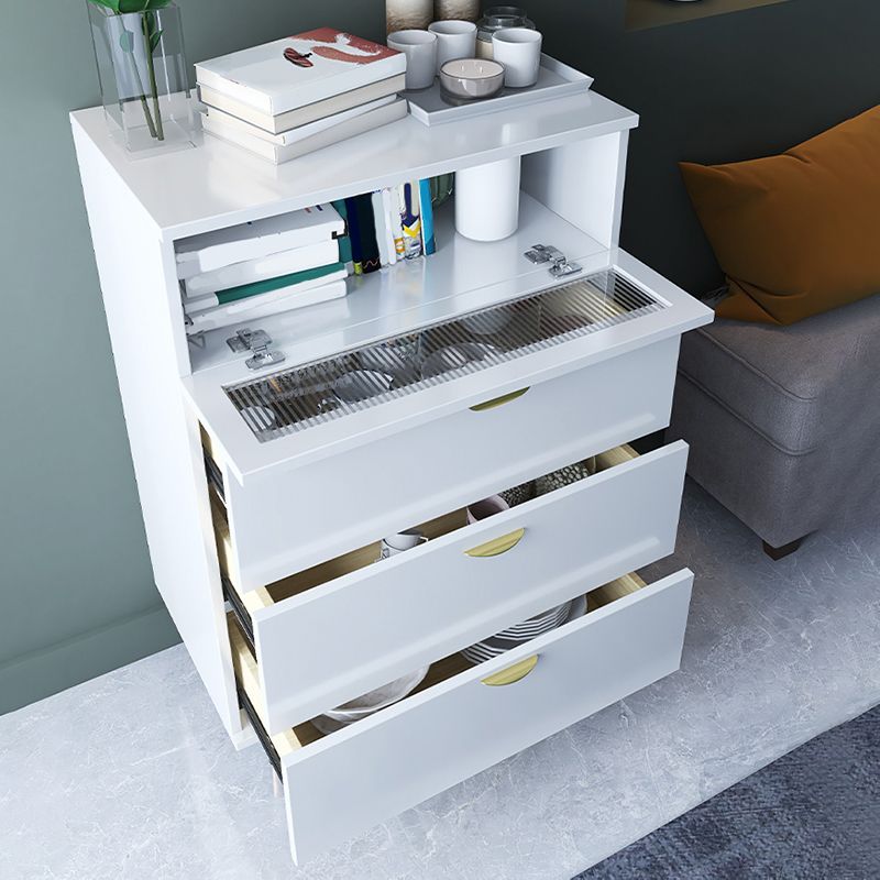 Classic Glam Storage Chest Manufactured Wood Dresser with 3 Drawers Clearhalo 'Bedroom Furniture' 'Dressers & Chests' 'dressers_chests' 'furn' 'furn_dressers_chests' 'Furniture' 1200x1200_88db953a-d93d-4569-bb76-db8dea4763fe