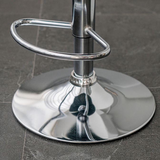 Modern Style Counter Stool Adjustable Height Stool with Footrest