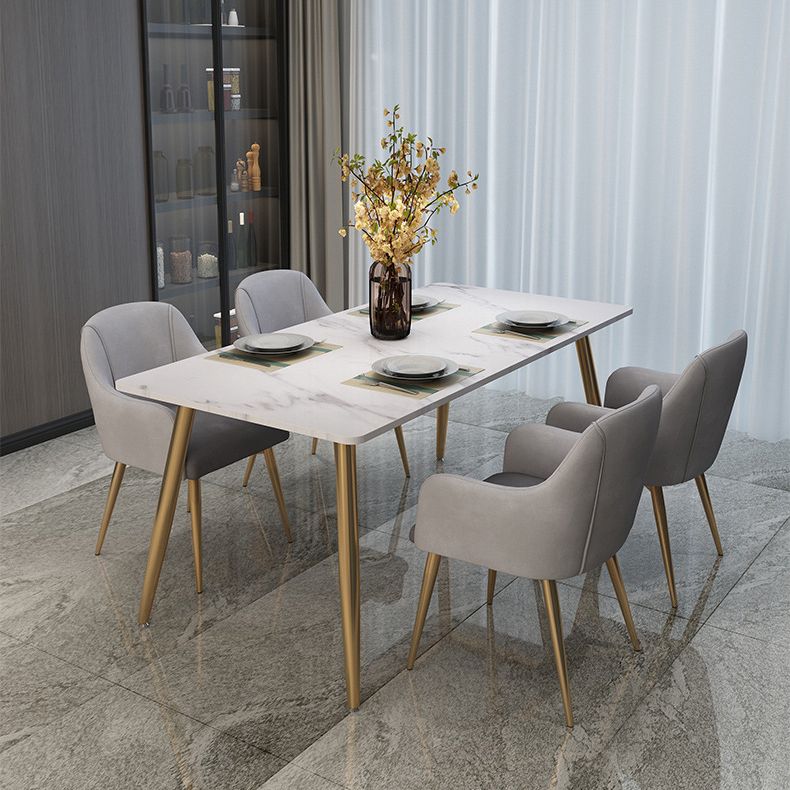 Glam Stone Dining Room Set 1/2/5/7 Pieces Dining Furniture Set /Separate Items Clearhalo 'Dining Room Sets' 'Dining Tables & Seating' 'dining_room_set' 'furn' 'furn_dining_room_set' 'Furniture' 'furniture_dining_room_set' 'Kitchen & Dining Furniture' 'kitchen&dining_furn' 'kitchen' 1200x1200_88dd693a-486d-4f8a-ba80-e33f88aa945e