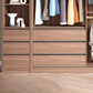Contemporary Sliding Door Storage Cabinet Bedroom Cabinet with Drawers