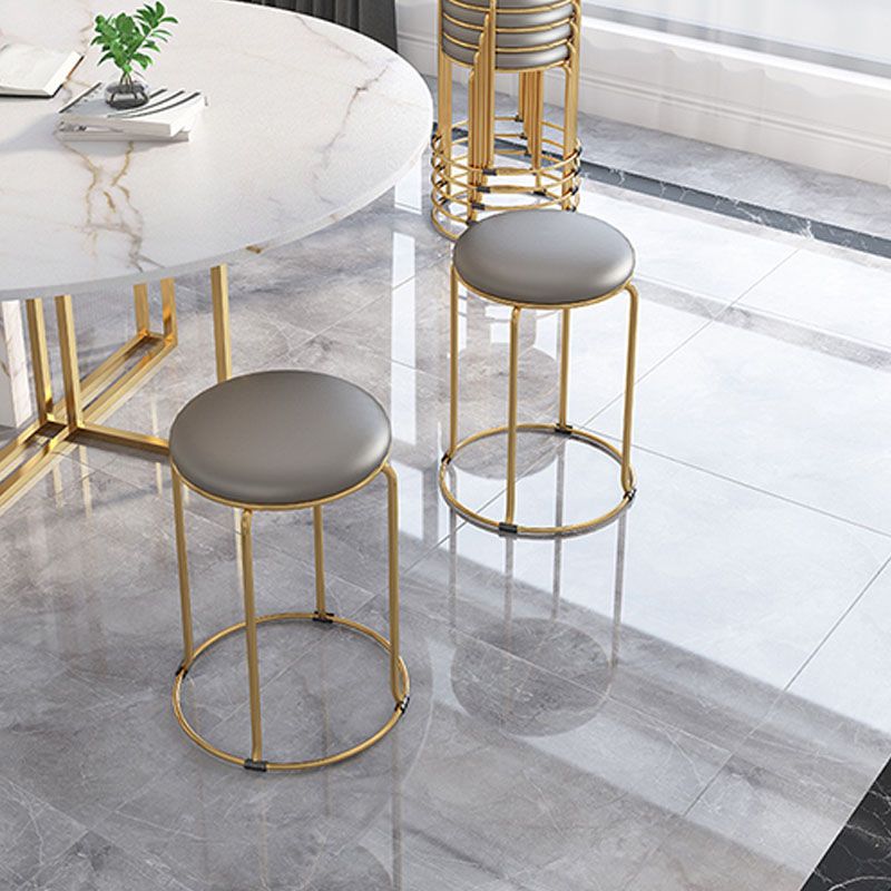 Modern Round Standard Cotton Tear Resistant Standard for Drawing Room Clearhalo 'furn' 'furn_ottomans_poufs' 'Furniture' 'Living Room Furniture' 'Ottomans & Poufs' 'ottomans_poufs' 1200x1200_88de9d66-d0b1-477c-87a1-53a826603283