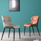 Contemporary PU Leather Dining Chair Arm Metal Dining Chair for Home Use Clearhalo ' kitchen&dining_furn' 'Dining Chairs' 'Dining Tables & Seating' 'dining_chair' 'furn' 'furn_dining_chair' 'Furniture' 'furniture_dining_chair' 'Kitchen & Dining Furniture' 'kitchen' 1200x1200_88df4d42-7c5a-4ed8-a545-21b6606606ec