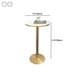 Mesa de pub estilo Glam, mesa de bar con pedestal redondo para uso en interiores