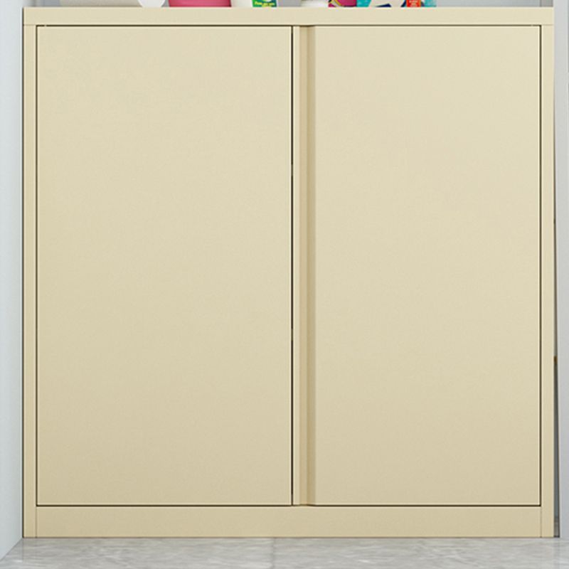 Armoire à accent moderne armoire de rangement beige avec résistant à l'eau