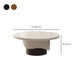 Contemporary Cocktail Table Round Pedestal Wood Coffee Cocktail Table Clearhalo 'Coffee & Accent Tables' 'Coffee Tables' 'coffee_tables' 'furn' 'furn_coffee_tables' 'Furniture' 'Living Room Furniture' 1200x1200_88e35923-7a3e-4dac-89a6-83b178ec0bbe