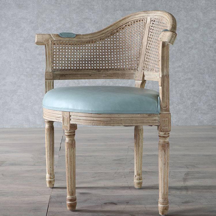 Solid Wood Country Style Dining Room Chairs Matte Finish Open Back Dining Arm Chairs Clearhalo ' kitchen&dining_furn' 'Dining Chairs' 'Dining Tables & Seating' 'dining_chair' 'furn' 'furn_dining_chair' 'Furniture' 'furniture_dining_chair' 'Kitchen & Dining Furniture' 'kitchen' 1200x1200_88e38bad-5bb3-4012-90d8-38b47acac67f