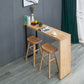 Modern Pub Height Dining Table Natural Wood Counter Height Table