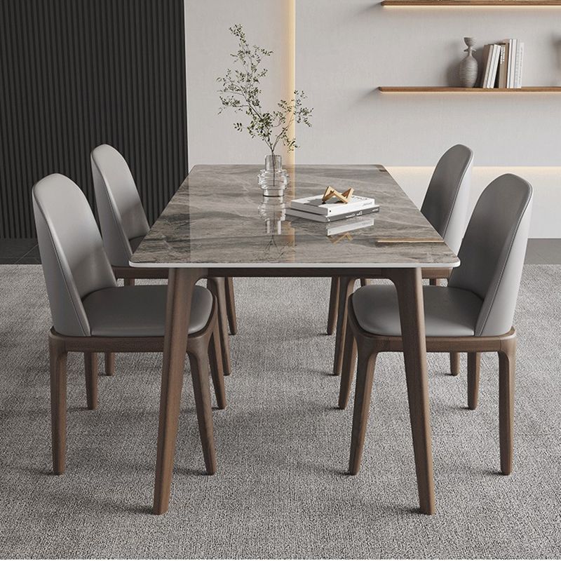 4 Brown Finnish Legs Dinner Table Mid-Century Modern Rectangle Dining Table Clearhalo 'Dining Tables & Seating' 'Dining Tables' 'dining_table' 'furn' 'furn_dining_table' 'Furniture' 'furniture_dining_table' 'Kitchen & Dining Furniture' 'kitchen' 'kitchen_dining_table' 1200x1200_88e670ea-aac7-4bf5-b0fc-7e0ea6663bcf