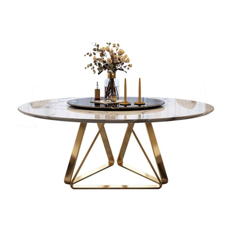 Marble Dining Table Traditional Luxury Round Dining Site Table with Turntable Clearhalo ' dining_table' 'Dining Tables & Seating' 'Dining Tables' 'furn' 'furn_dining_table' 'Furniture' 'furniture_dining_table' 'Kitchen & Dining Furniture' 'kitchen&dining_furn' 'kitchen' 'kitchen_dining_table' 1200x1200_88e78693-438d-4aca-85ad-6029681a0869