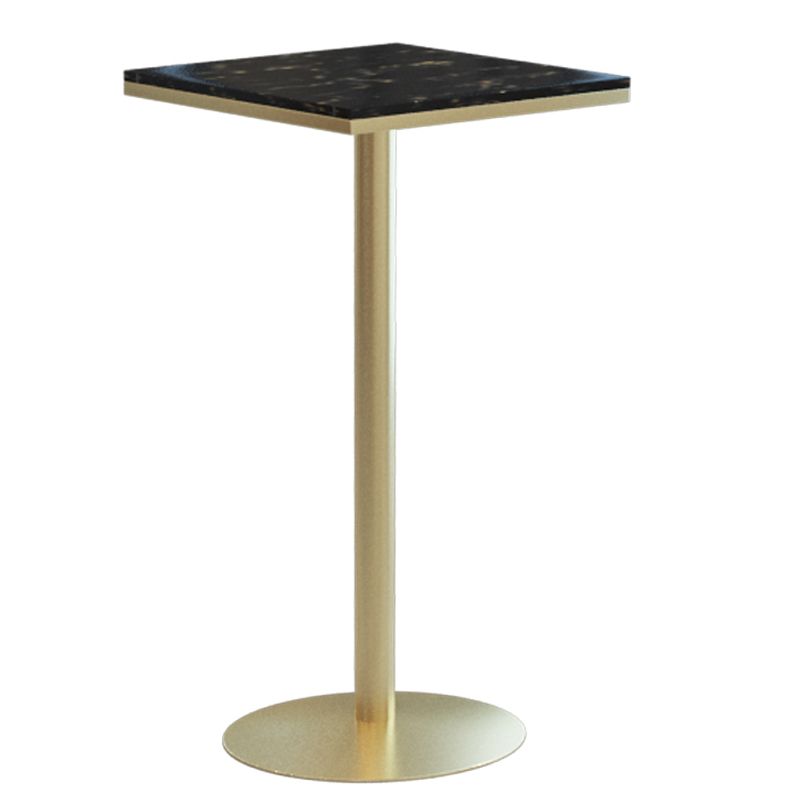 Gold Metal Base Bar Table Glam Round Faux Marble Bar Table for Dining Room Clearhalo 'Bar Furniture' 'Bar Tables' 'bar_tables' 'furn' 'furn_bar_tables' 'Furniture' 'Kitchen & Dining Furniture' 1200x1200_88e8921d-2728-449e-afb7-4441180b7bdc